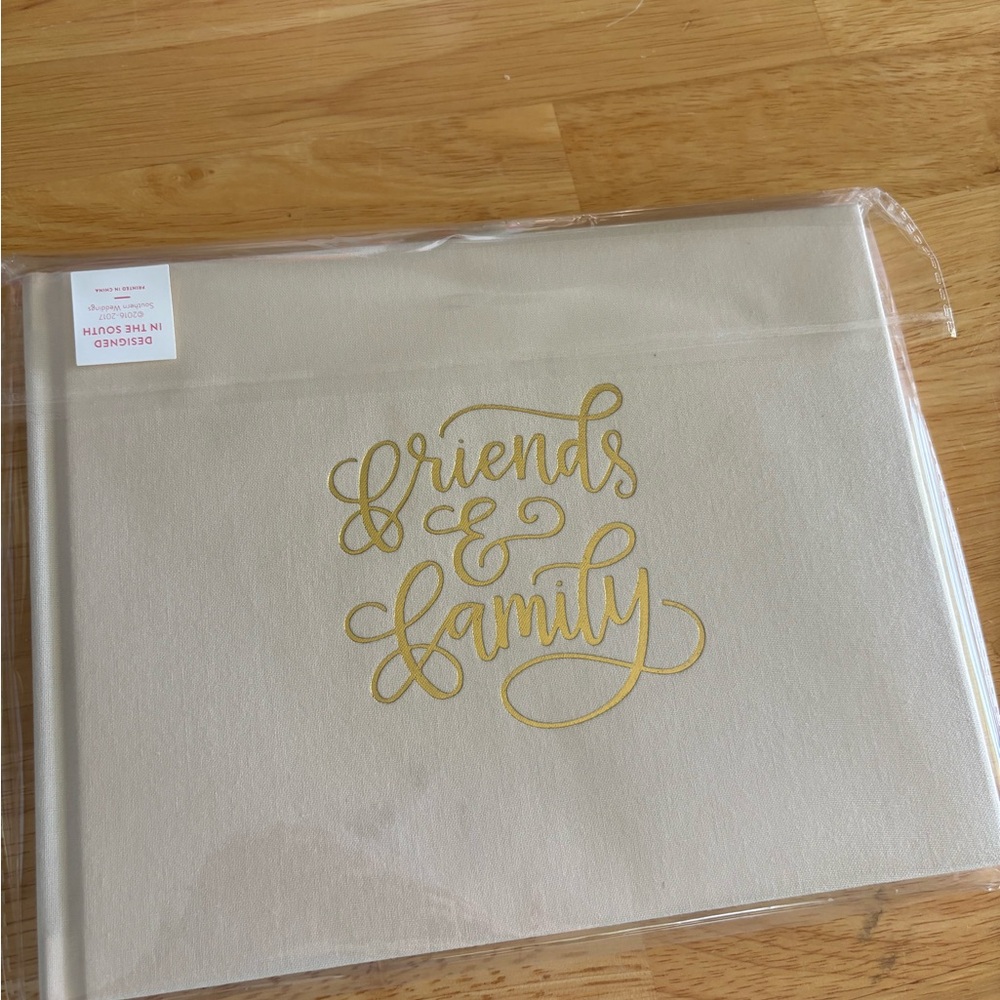 Cream and Gold 'Friends & Family' Journal